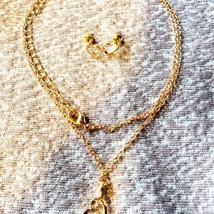 Necklace and earrings set
